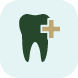 Icon of a tooth with a medical cross